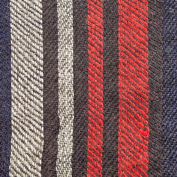 NWT Mii Lightweight 100% Wool Plaid Wrap Scarf Shawl - Picture 6 of 12